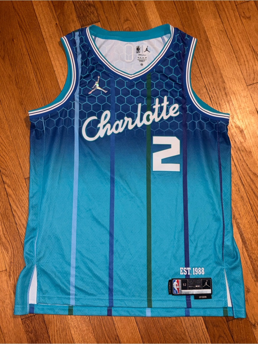 Charlotte Hornets LaMelo Ball 2021/22 City Edition Swingman Jersey